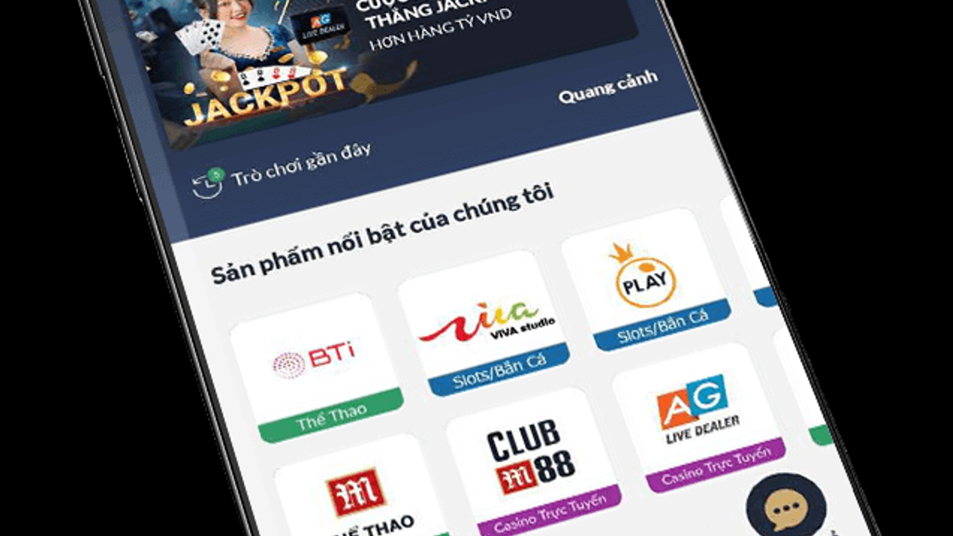Giao diện ứng dụng 13winbet trên điện thoại di động